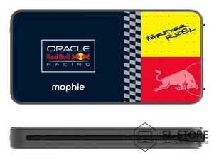 No name Powerbank Mophie Powerstation Plus 10K Red Bull Racing - powerbank 10000mAh, zintegrowany kabel USB-C oraz lightning (1x port US