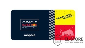 No name Powerbank Mophie Powerstation Plus 10K Red Bull Racing - powerbank 10000mAh, zintegrowany kabel USB-C oraz lightning (1x port US