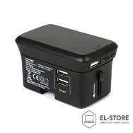 No name RealPower LadegerĂ¤t TravelCharge-4k inkl. Powerbank