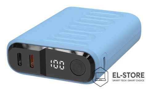 No name RealPower PB-10000C PD+ 10000 mAh Fioletowy