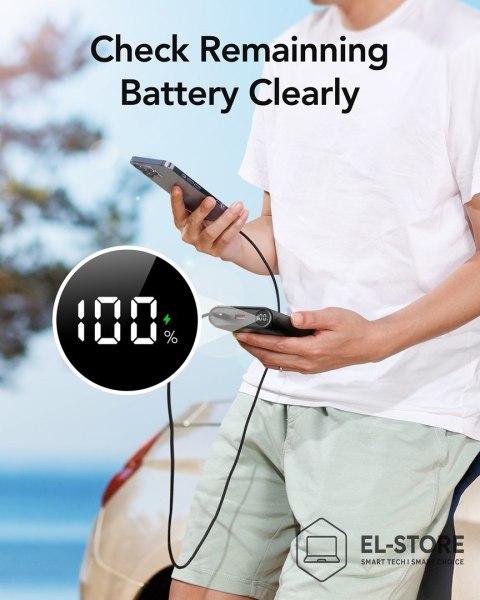 No name VEGER TC130 bank mocy Litowo-jonowa (Li-Ion) 25000 mAh Czarny