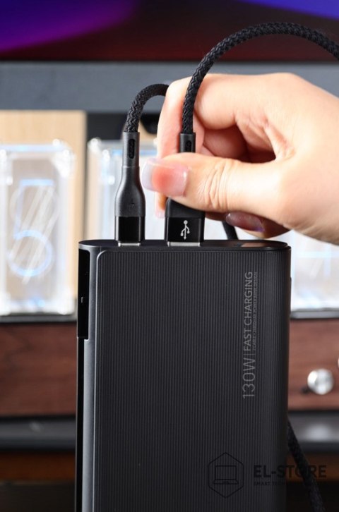 No name VEGER TC130 bank mocy Litowo-jonowa (Li-Ion) 25000 mAh Czarny