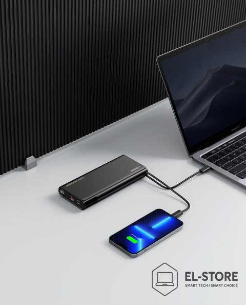 No name VEGER TC130 bank mocy Litowo-jonowa (Li-Ion) 25000 mAh Czarny