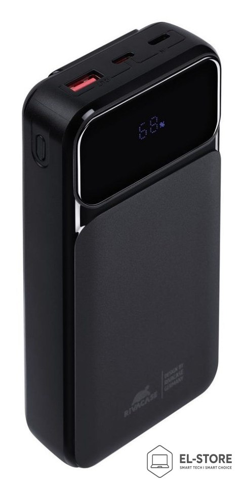 RivaCase Rivacase VA2221 bank mocy Litowo-polimerowy (LiPo) 20000 mAh Czarny