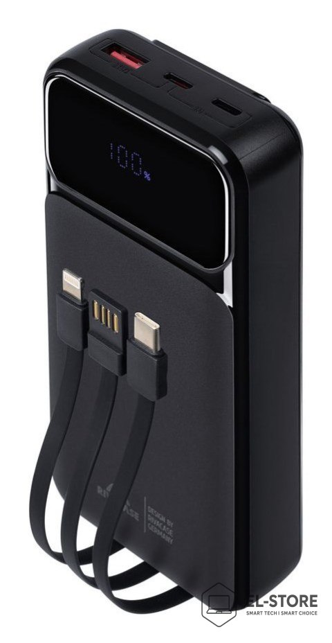RivaCase Rivacase VA2221 bank mocy Litowo-polimerowy (LiPo) 20000 mAh Czarny
