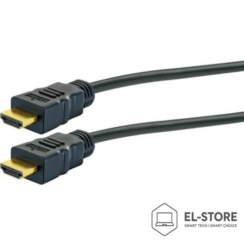 Schwaiger Schwaiger HDM150 013 kabel HDMI 15 m HDMI Typu A (Standard) Czarny, Złoto