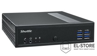 Shuttle Shuttle DL30N komputer typu barebone Wielkość PC 1.35L Czarny N100