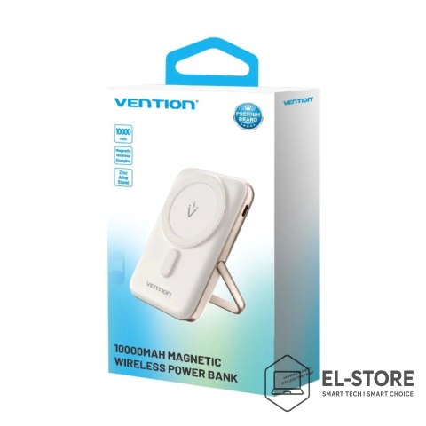 Vention Bezprzewodowy magnetyczny powerbank Vention 20W PD 10000 mAh biały