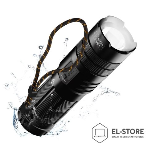 Xtorm PowerBank Xtorm Flashlight 10500mAh 38,85Wh 20W Latarka - czarny