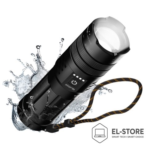 Xtorm PowerBank Xtorm Flashlight 10500mAh 38,85Wh 20W Latarka - czarny