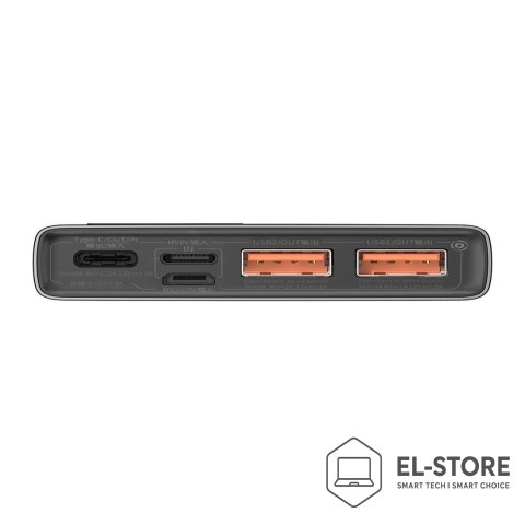 Baseus Baseus Adaman Metal powerbank z szybkim ładowaniem 10000mAh 22.5W (Overseas Edition 2021) czarny