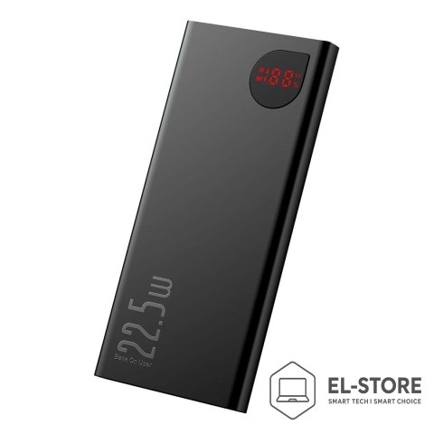 Baseus Baseus Adaman Metal powerbank z szybkim ładowaniem 10000mAh 22.5W (Overseas Edition 2021) czarny