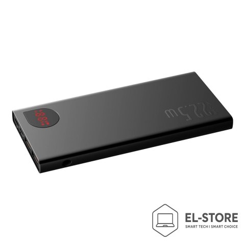 Baseus Baseus Adaman Metal powerbank z szybkim ładowaniem 10000mAh 22.5W (Overseas Edition 2021) czarny