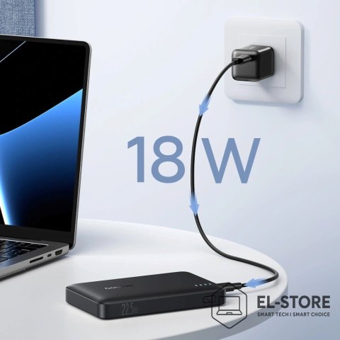 Baseus Powerbank Baseus EnerFill FP21 10000mAh 22.5W USB-A - USB-C - czarny