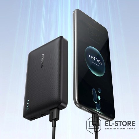 Baseus Powerbank Baseus EnerFill FP21 10000mAh 22.5W USB-A - USB-C - czarny