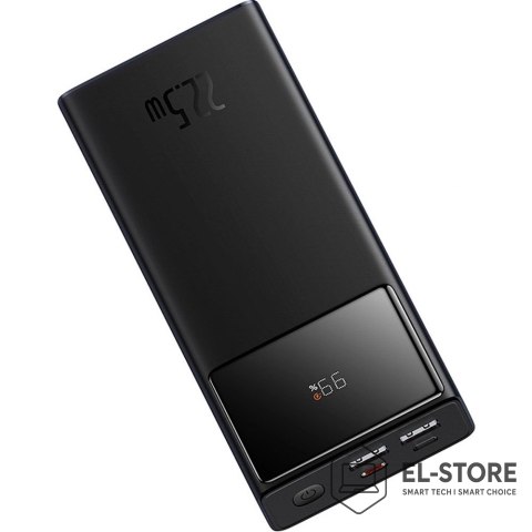 Baseus Powerbank Baseus Star-Lord 20000mAh 22,5W z wyświetlaczem cyfrowym i kablem USB-C 3A 30cm - czarny
