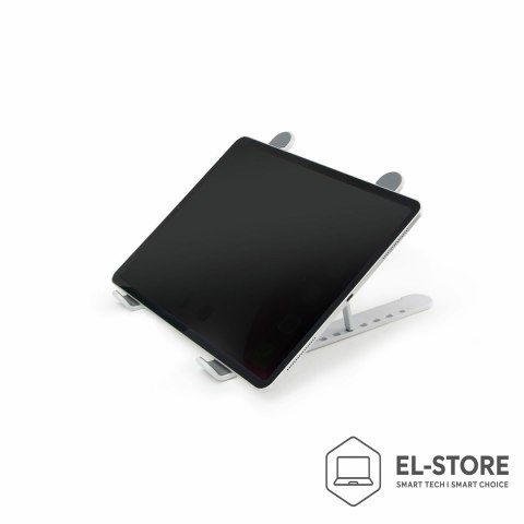 Dicota DICOTA D31889 stojak na laptop Podstawka na notebooka Czarny, Srebrny