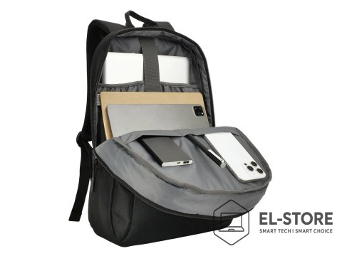 No name Conceptronic CAEDIX01B torba na laptop 39,6 cm (15.6") Plecak Czarny