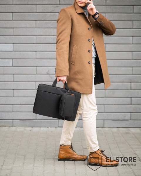 No name Inateck LB02014-15_BLACK torba na laptop 40,6 cm (16") Aktówka Czarny