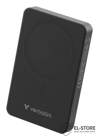 Verbatim Verbatim Charge 'n' Go Essentials 10000 mAh Bezprzewodowe ładowanie Czarny