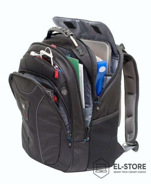 WENGER Plecak na laptopa WENGER carbon 600637 (17 "; kolor czarny)