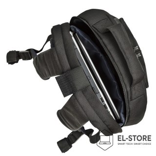 RivaCase RIVACASE PLECAK NA LAPTOP 17,3" TEGEL, CZARNY, 23L, MATERIAŁ WODOODPORNY, KIESZENIE NA TABLET 10,1", SMARTFON, DOKUM., AKCES.