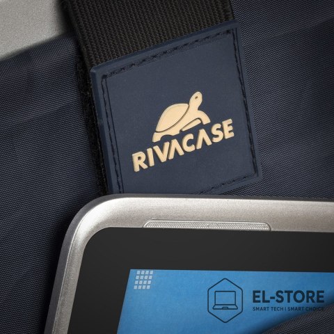 RivaCase RIVACASE PLECAK NA LAPTOP 17,3" TEGEL, CZARNY, 23L, MATERIAŁ WODOODPORNY, KIESZENIE NA TABLET 10,1", SMARTFON, DOKUM., AKCES.