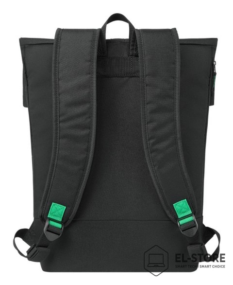 RivaCase Rivacase Gremio plecak City backpack Czarny Poliester, Przetworzony politereftalan etylenu (rPET)