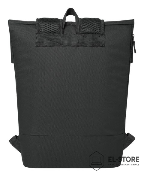 RivaCase Rivacase Gremio plecak City backpack Czarny Poliester, Przetworzony politereftalan etylenu (rPET)