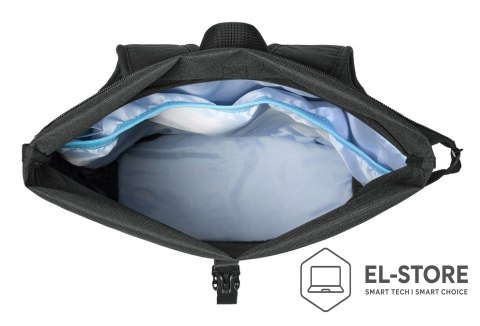 RivaCase Rivacase Gremio plecak City backpack Czarny Poliester, Przetworzony politereftalan etylenu (rPET)