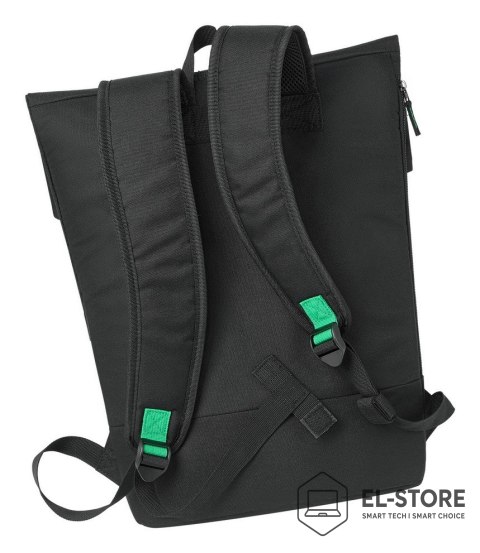 RivaCase Rivacase Gremio plecak City backpack Czarny Poliester, Przetworzony politereftalan etylenu (rPET)