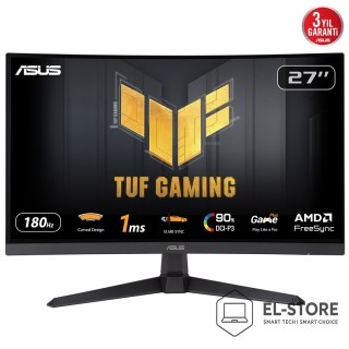 ASUS ASUS TUF Gaming VG27VQ3B monitor komputerowy 68,6 cm (27") 1920 x 1080 px Full HD LCD Czarny