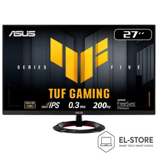 ASUS Monitor Asus TUF VG279Q5R 27 " Szybki IPS 16:9 200 Hz 1 ms 1920x1080 pikseli 300 cd/m2 HDMI: 2