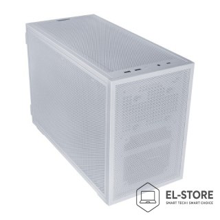 LIAN LI Lian Li B4-mATX Mesh Mini Tower Biały