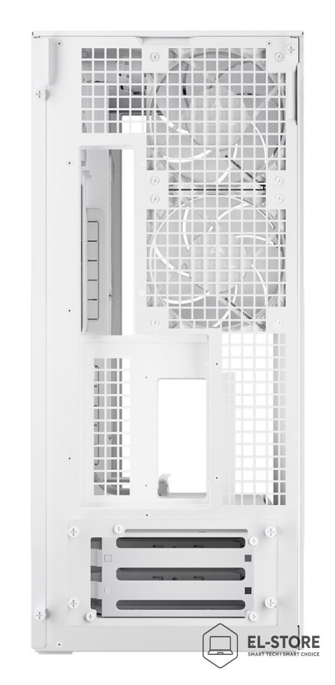 No name Okno Arctic Xtender Weiß Transparentes Glasfenster mit GPU mount