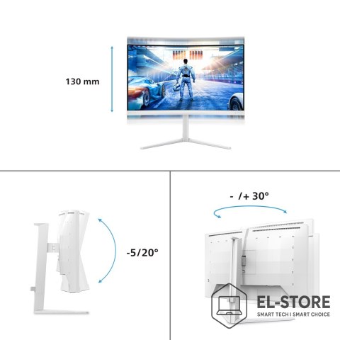 Philips Philips Evnia 5000 27M2C5501/00 monitor komputerowy 68,6 cm (27") 2560 x 1440 px Quad HD LCD Biały