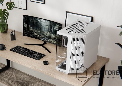 APNX APNX V1-WT-v1 Midi Tower Biały