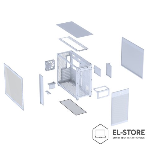 ASUS ASUS PRIME AP303 TG White Midi Tower Biały