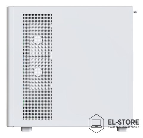 Montech Drewniana obudowa PC Montech XR, Midi-Tower, ATX, ARGB, Szkło hartowane - biała