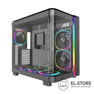 Montech Montech KING 95 PRO Midi-Tower, Szkło Hartowane, ARGB - czarny