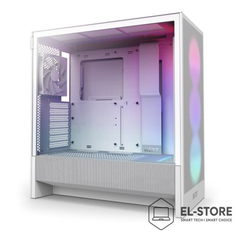 NZXT NZXT H5 Flow RGB Midi Tower Biały