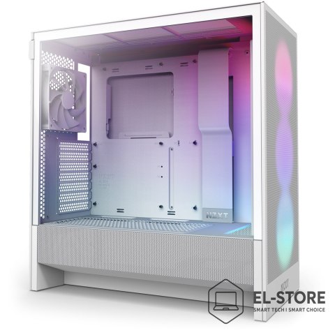 NZXT NZXT H5 Flow RGB Midi Tower Biały
