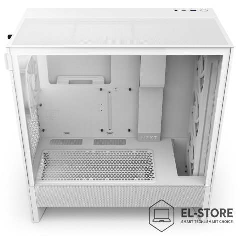 NZXT NZXT H5 Flow RGB Midi Tower Biały