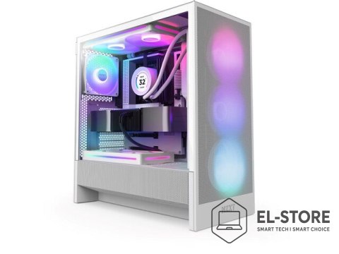 NZXT NZXT H5 Flow RGB Midi Tower Biały