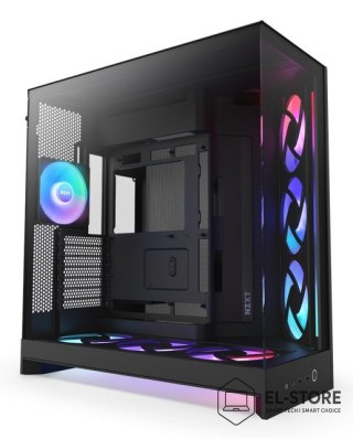 NZXT NZXT OBUDOWA H9 FLOW RGB+ MIDI TOWER Z OKNEM CZARNA
