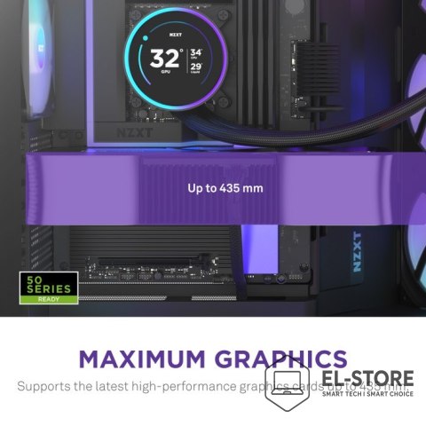 NZXT NZXT OBUDOWA H9 FLOW RGB+ MIDI TOWER Z OKNEM CZARNA