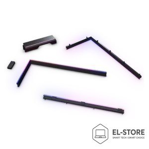 Phanteks Phanteks NV5 Premium DRGB Kit + Power Hub, 3x na ramę zewnętrzną, 1x osłona płyty głównej - czarna