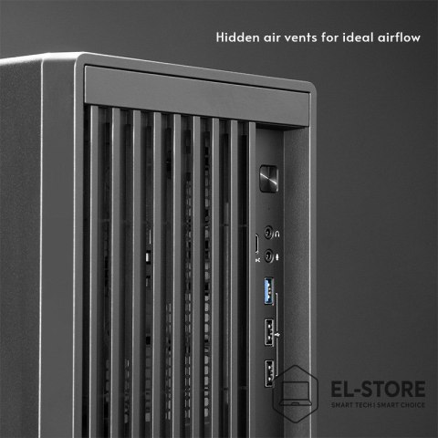 Chieftec Chieftec Midi Tower BS-20B-OP, Schwarz o.NT Czarny