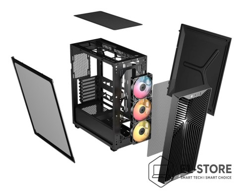 Corsair Obudowa Corsair 3200D RS ARGB Mid-Tower Smoked