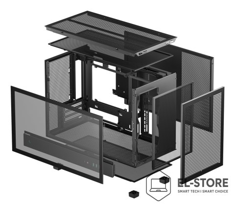 DEEPCOOL DeepCool CH260 Micro Tower Czarny
